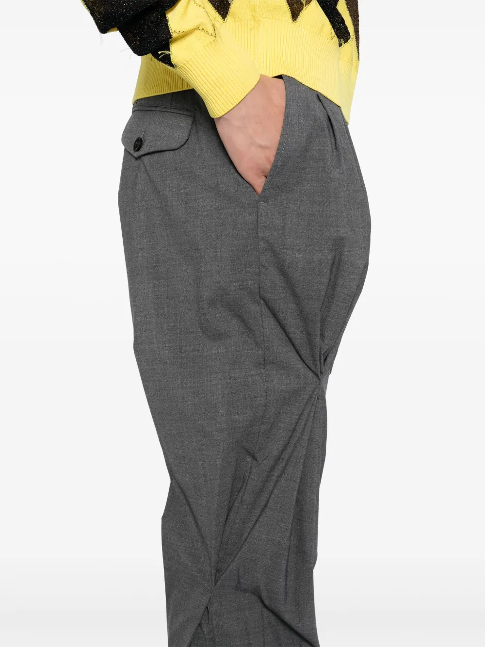 Masu Warp Trousers In Gray