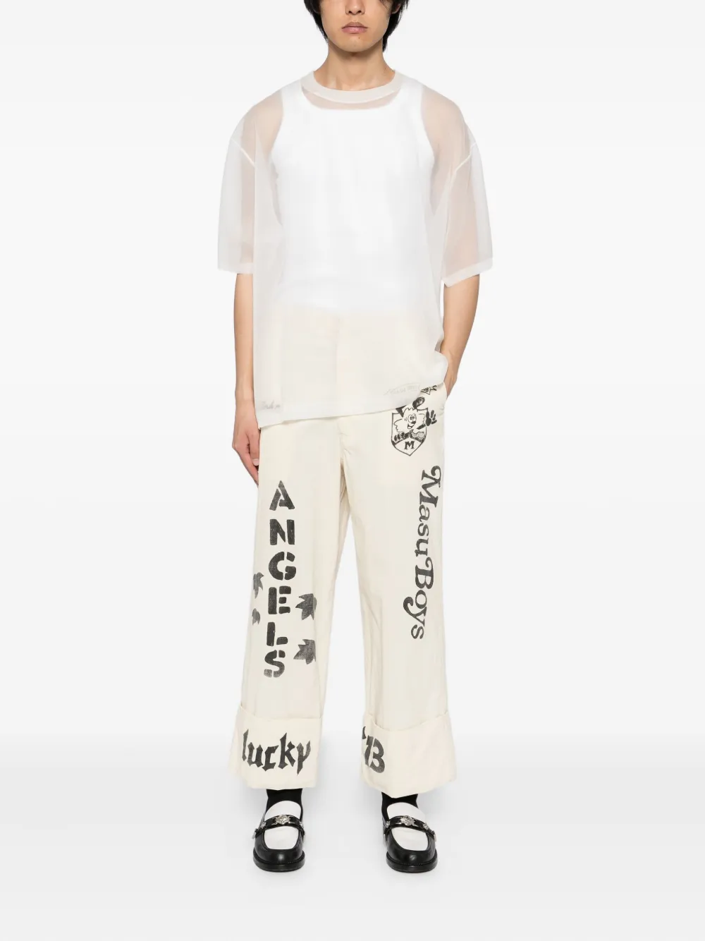 MASU x VERDY M.B.C. Memorial trousers - Beige