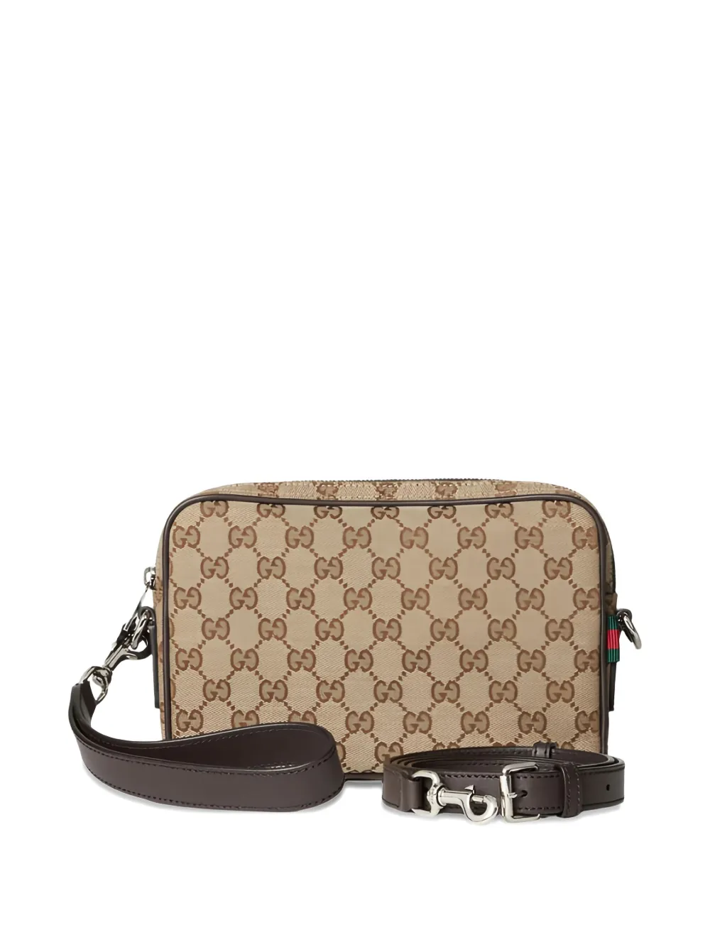 Gucci GG monogram messenger bag Beige