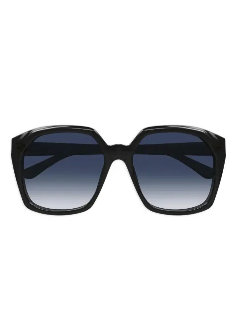 Chloé lentes de sol con armazón geométrica