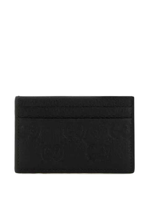 Gucci GG-debossed leather card holder