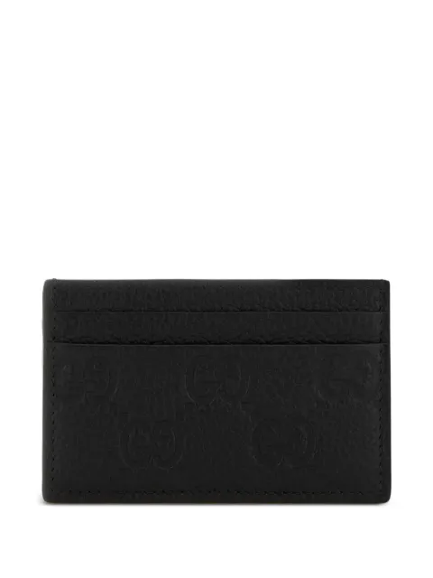 Gucci tarjetero con relieve GG