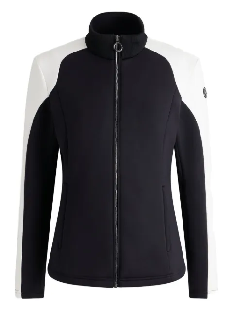 Fusalp colour-block ribbed-collar ski jacket