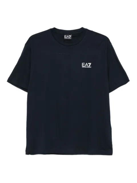 Ea7 Emporio Armani logo-print cotton T-shirt