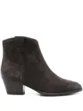 Ash 50mm suede zip-fastening ankle boots - Brown