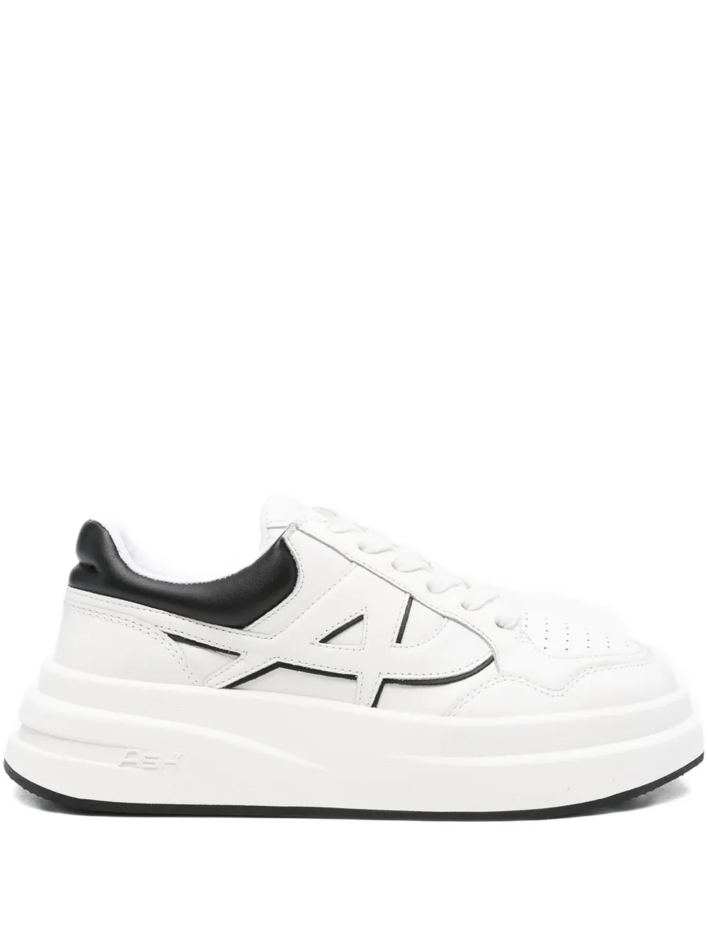 Ash Icone logo-detail platform sneakers White