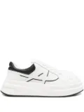 Ash Icone logo-detail platform sneakers - White