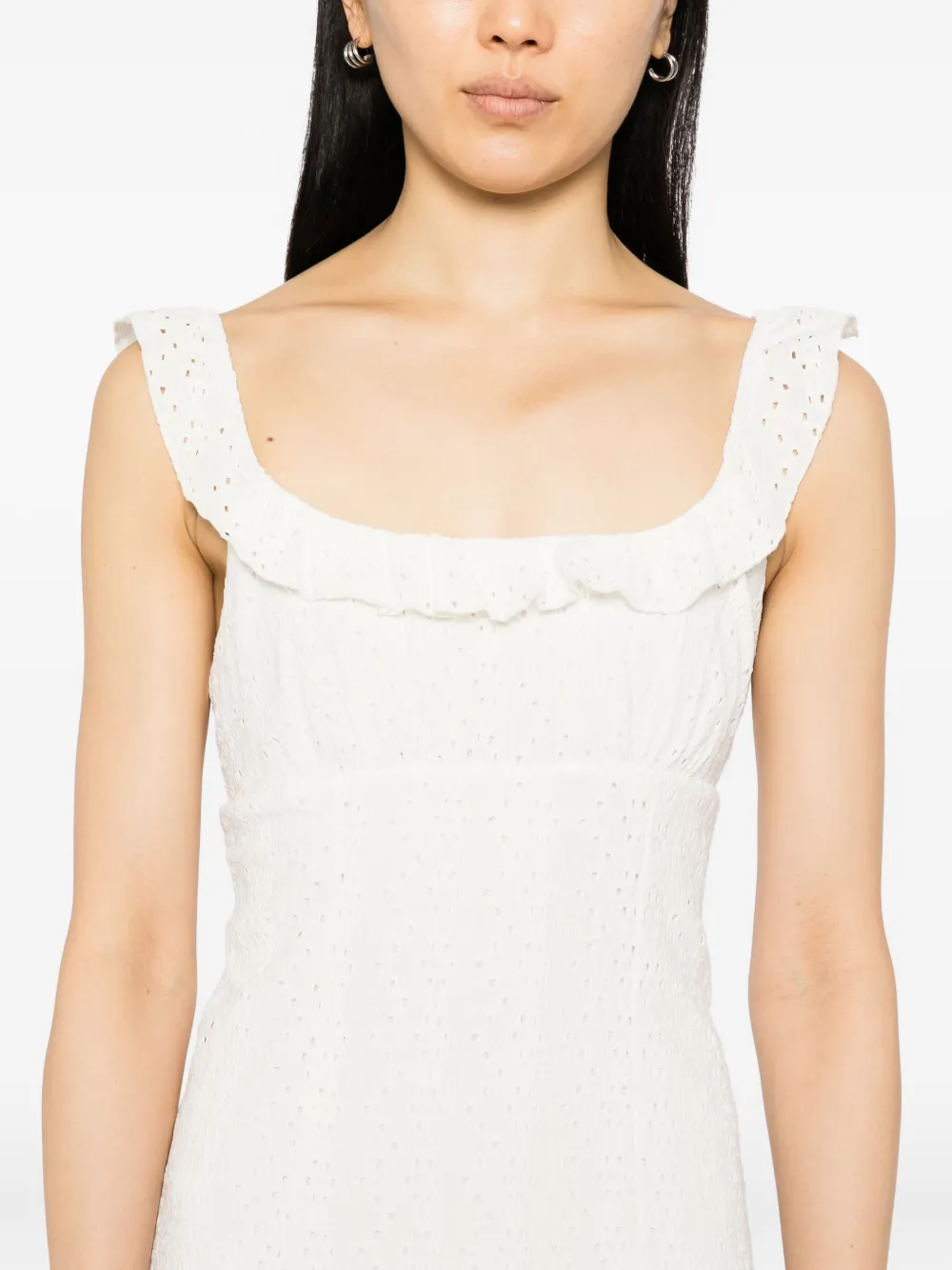 Reformation Nora jurk Wit