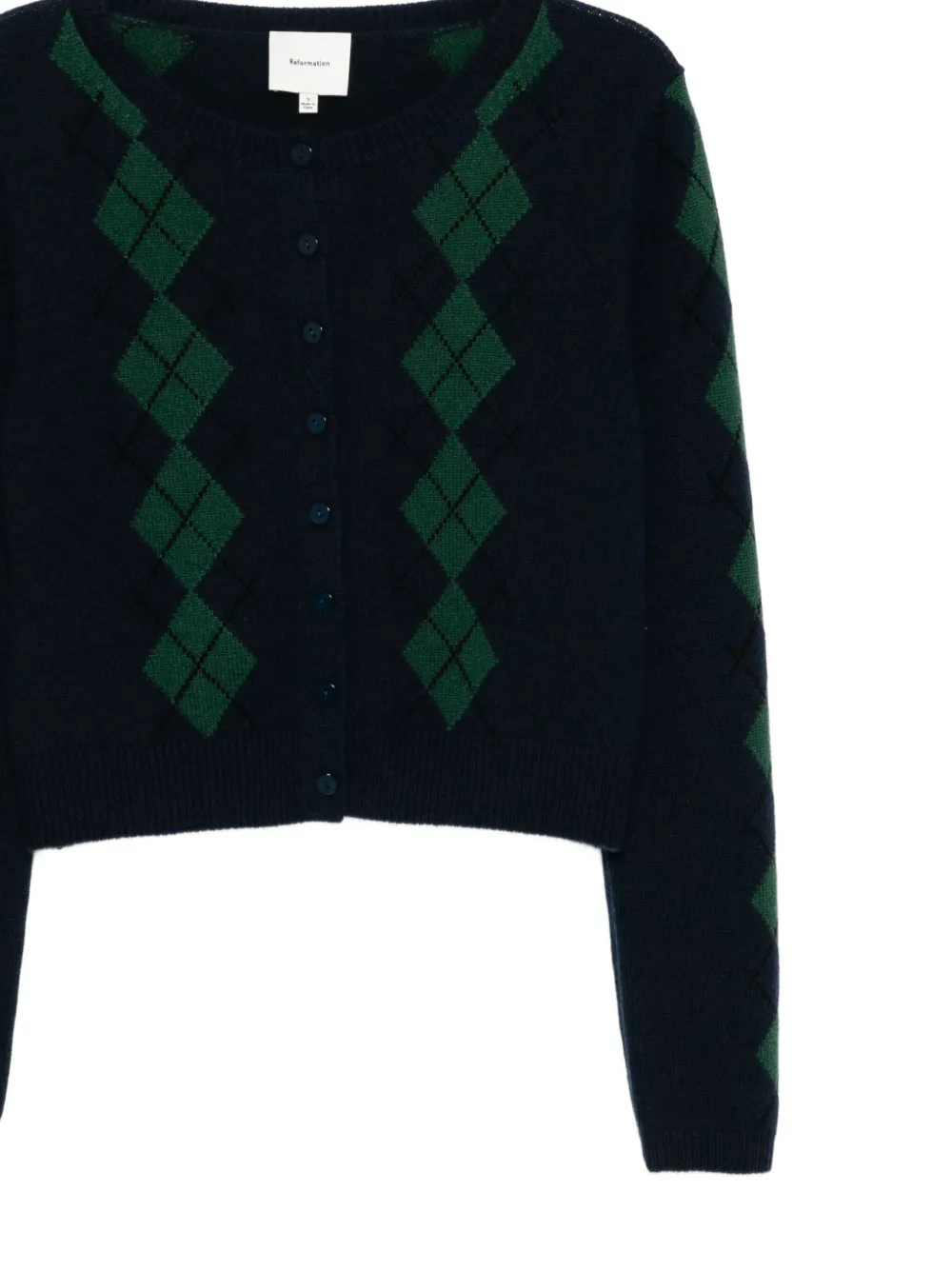 Reformation Clara vest Blauw