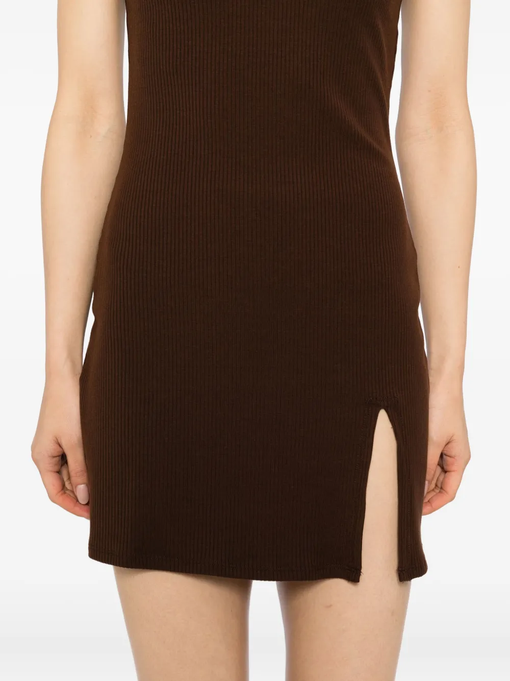 Reformation Skylar jurk Bruin