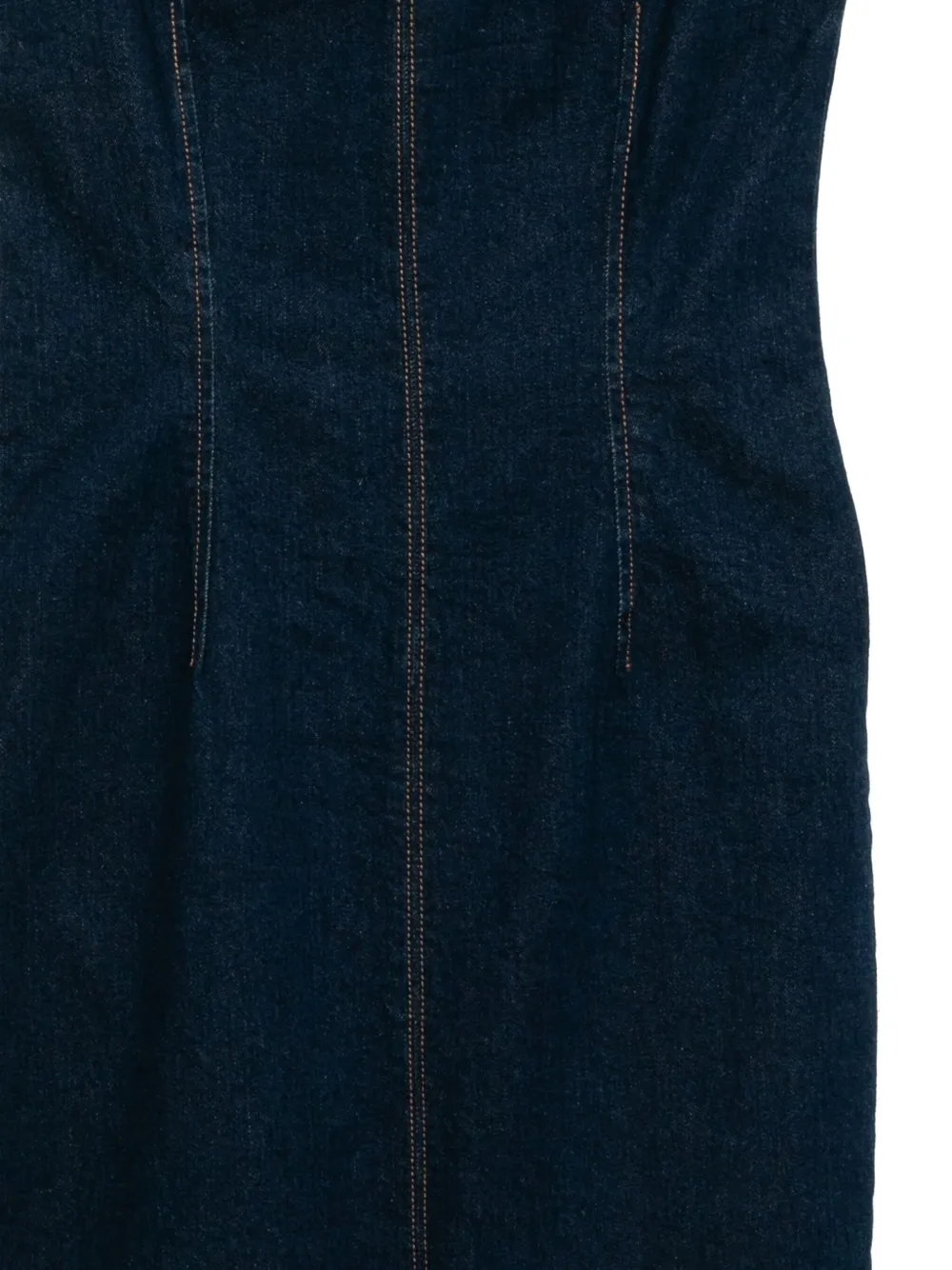 Reformation Kendi Denim Dress In Blue