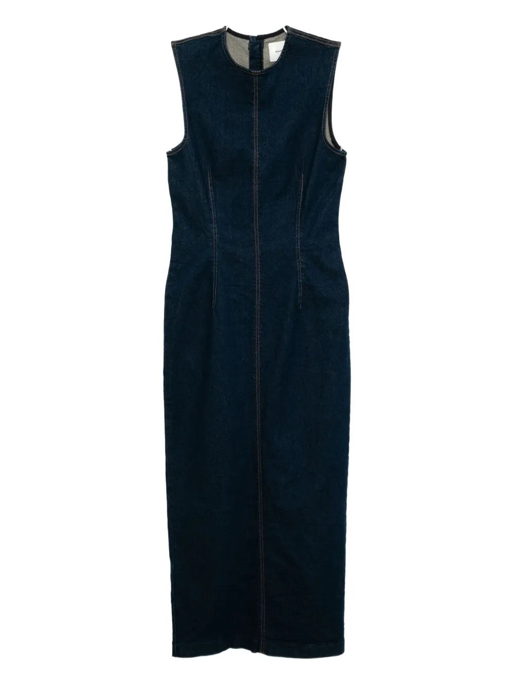 Reformation Kendi Denim Dress In Blue