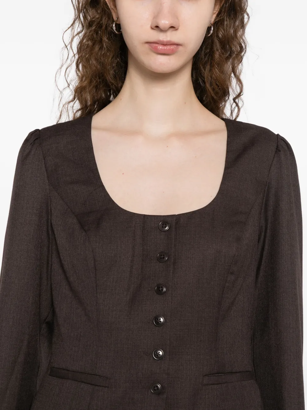 Reformation Prima Jacket In Brown