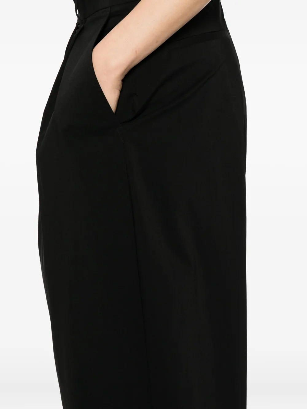Reformation Danielle Trousers In Black