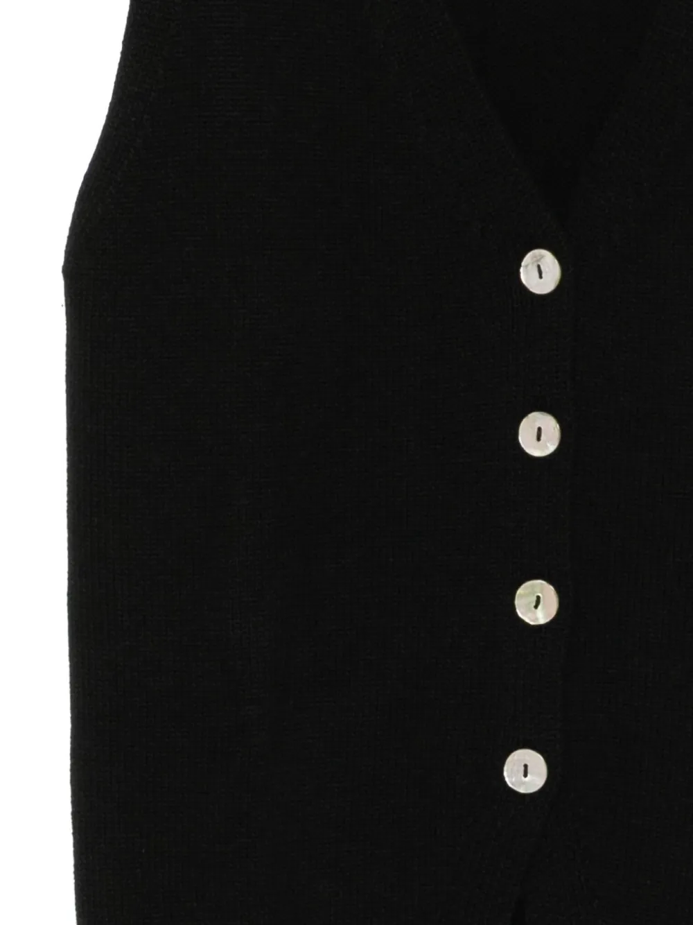 Reformation Linden Vest Top In Black