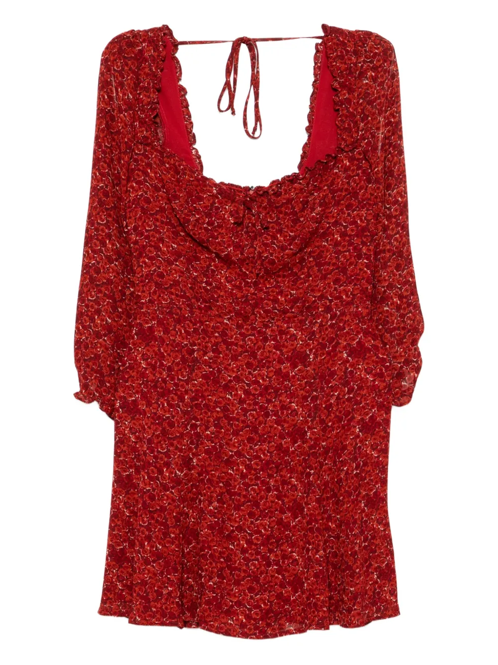 Reformation Remi Dress In Red