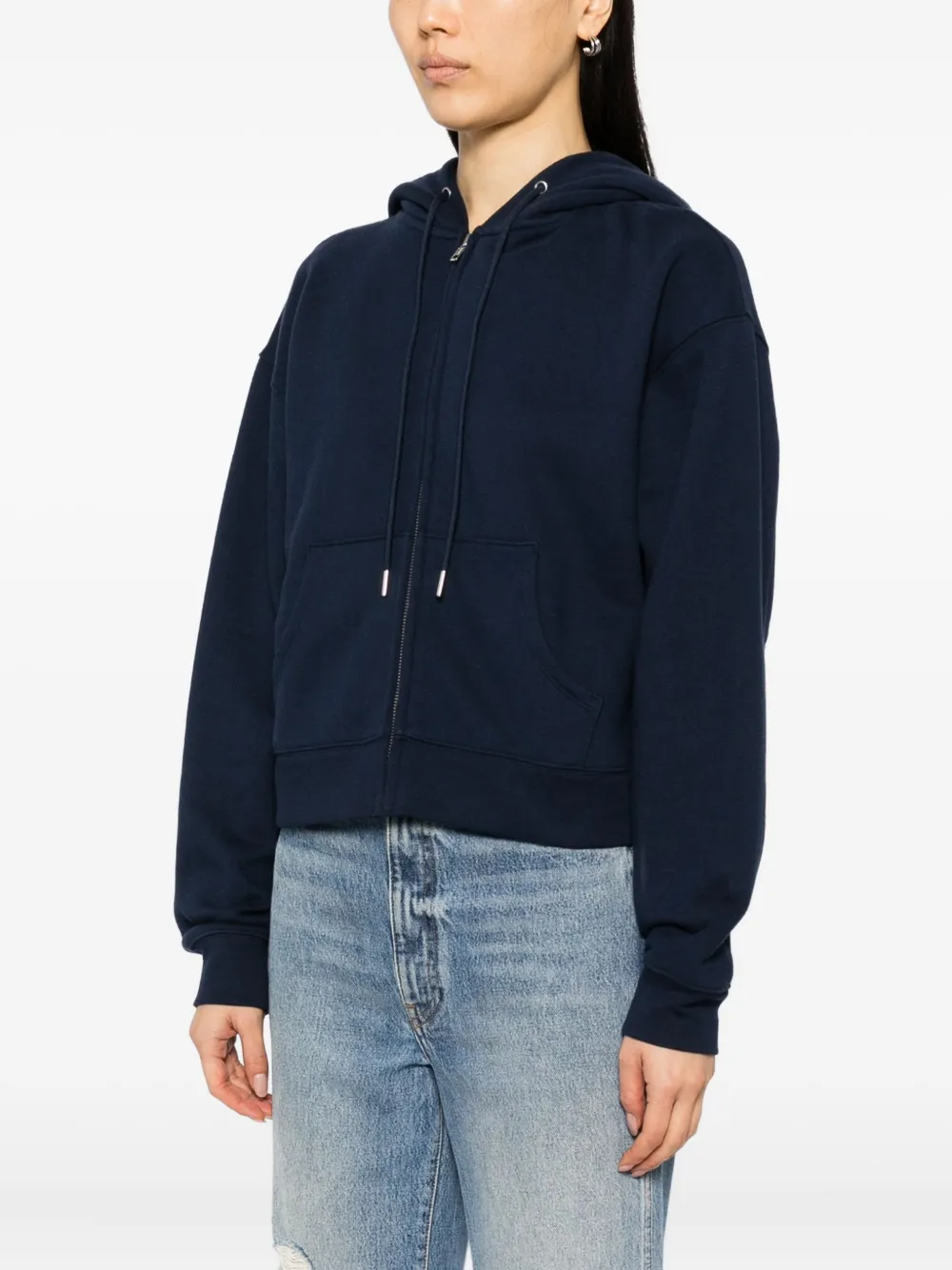 Reformation Austin hoodie Blauw