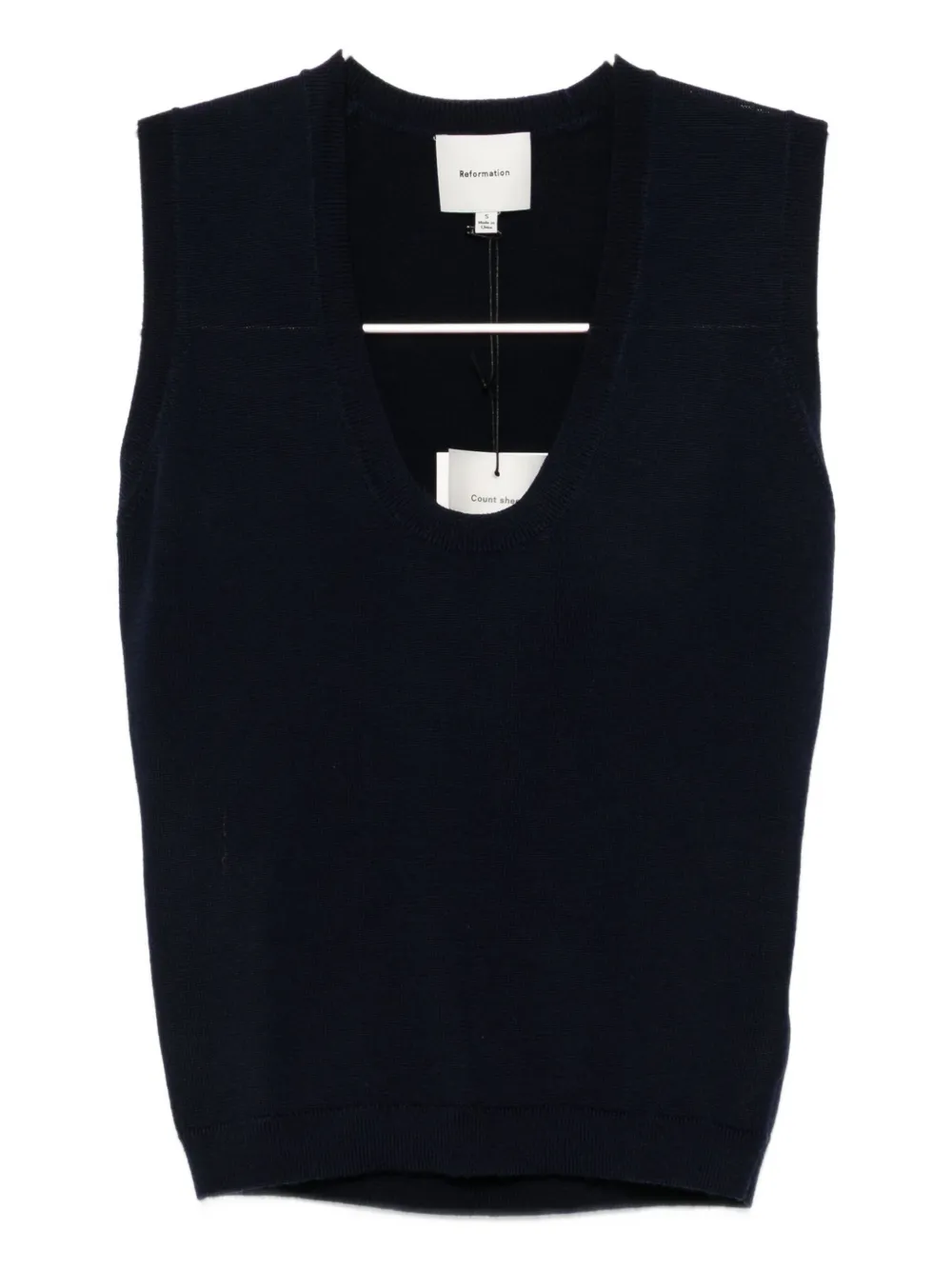 Reformation Marta Tank Top In Black