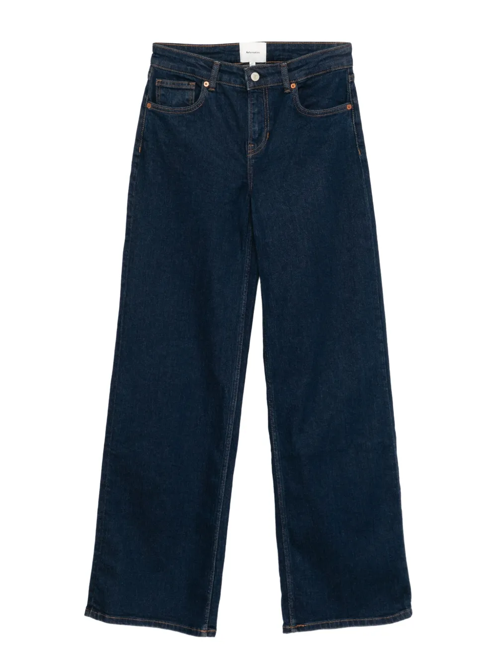 Reformation Greta Jeans In Blue