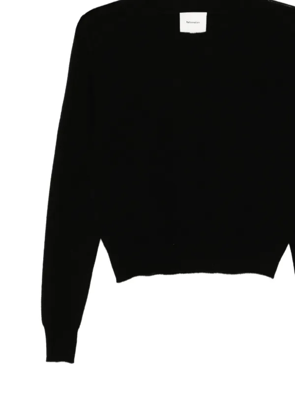 ❤️Reformation 新作新品　黒　長袖カットソー　上品　オシャレ Reformation Dana Top | Black | FARFETCH