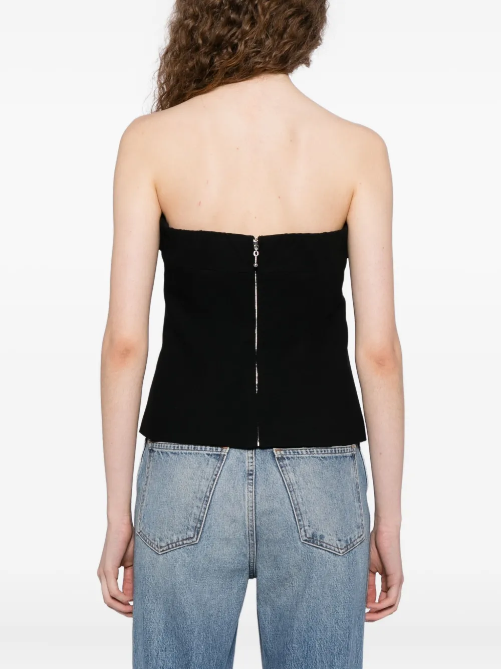 Reformation Aradia top Zwart