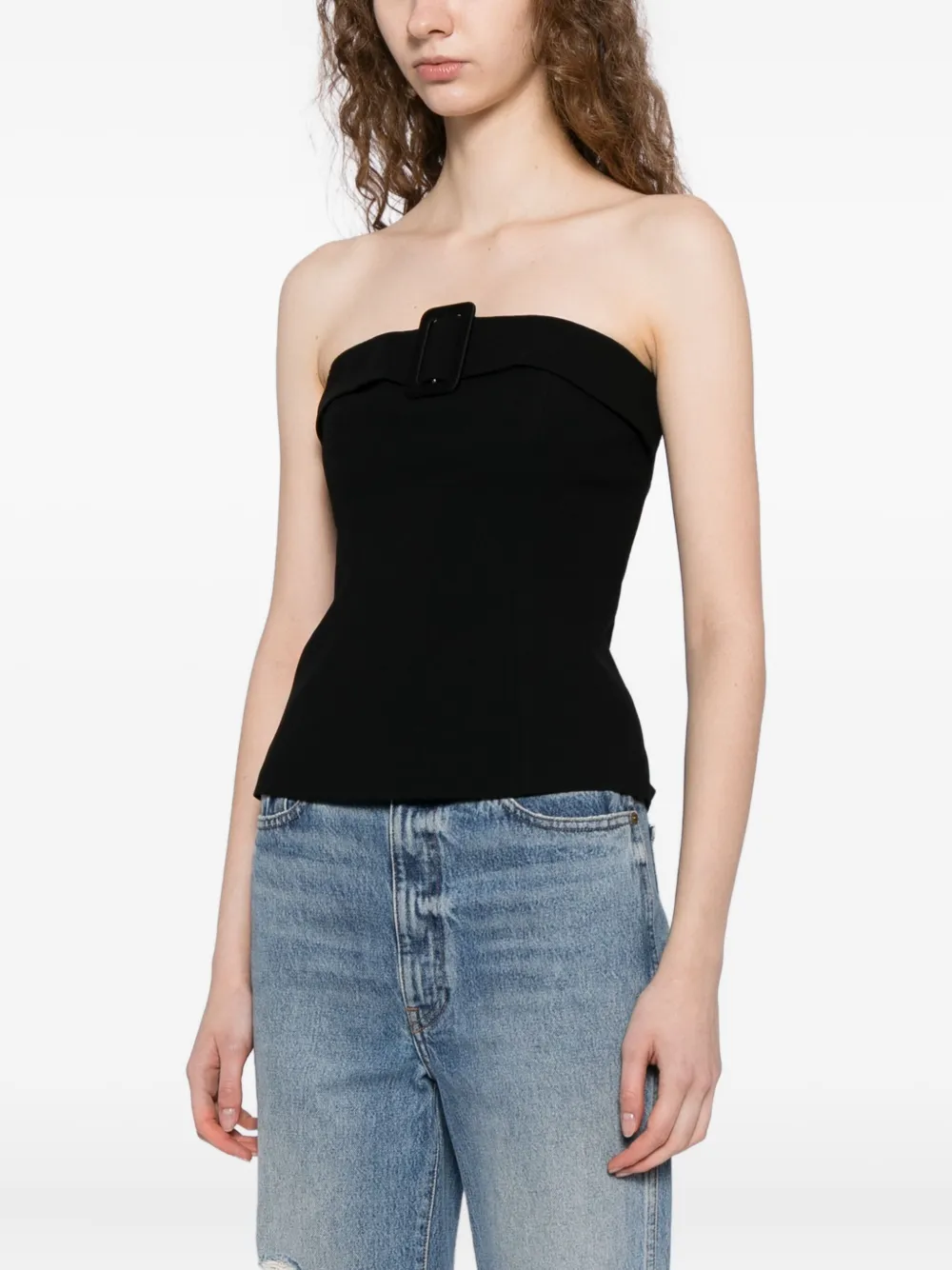 Reformation Aradia top Zwart