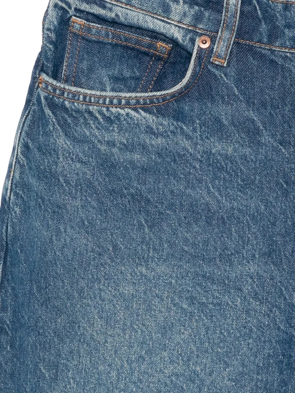 Reformation Hale Shorts In Blue