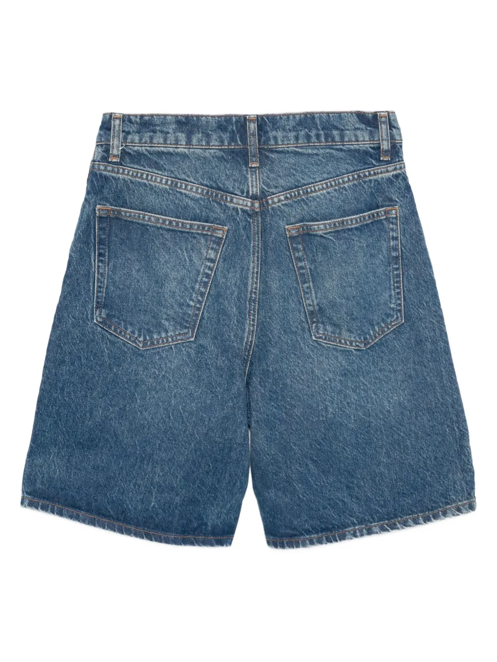 Reformation Hale Shorts In Blue
