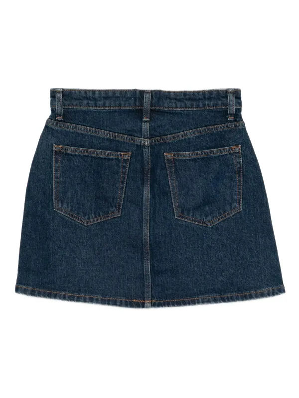 R litmus JANSOLVIEASSEMBLY mini skirt Miu Miu Technical Fabric