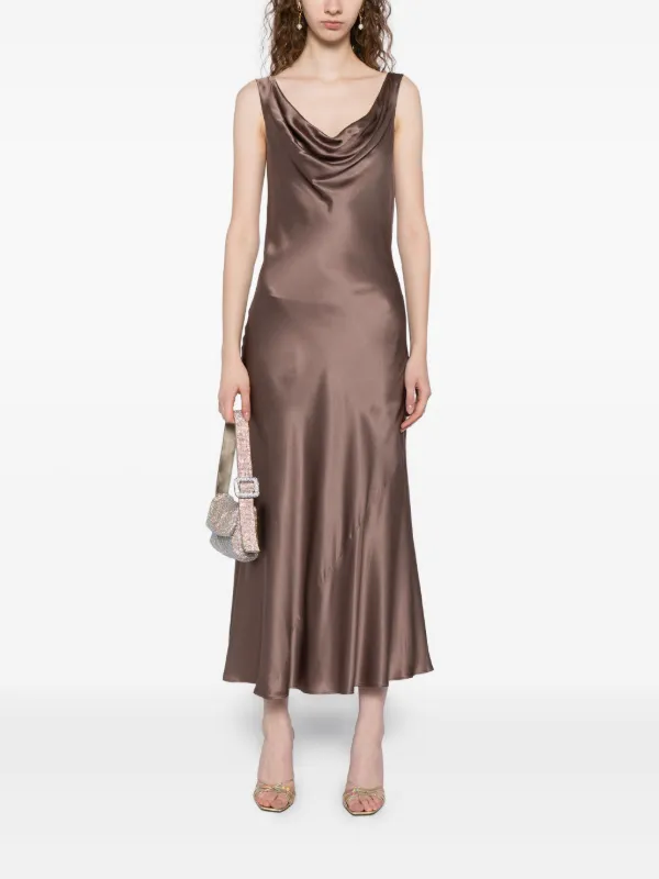 bevin satin dress reformation NWT Reformation Bevin Satin Dress