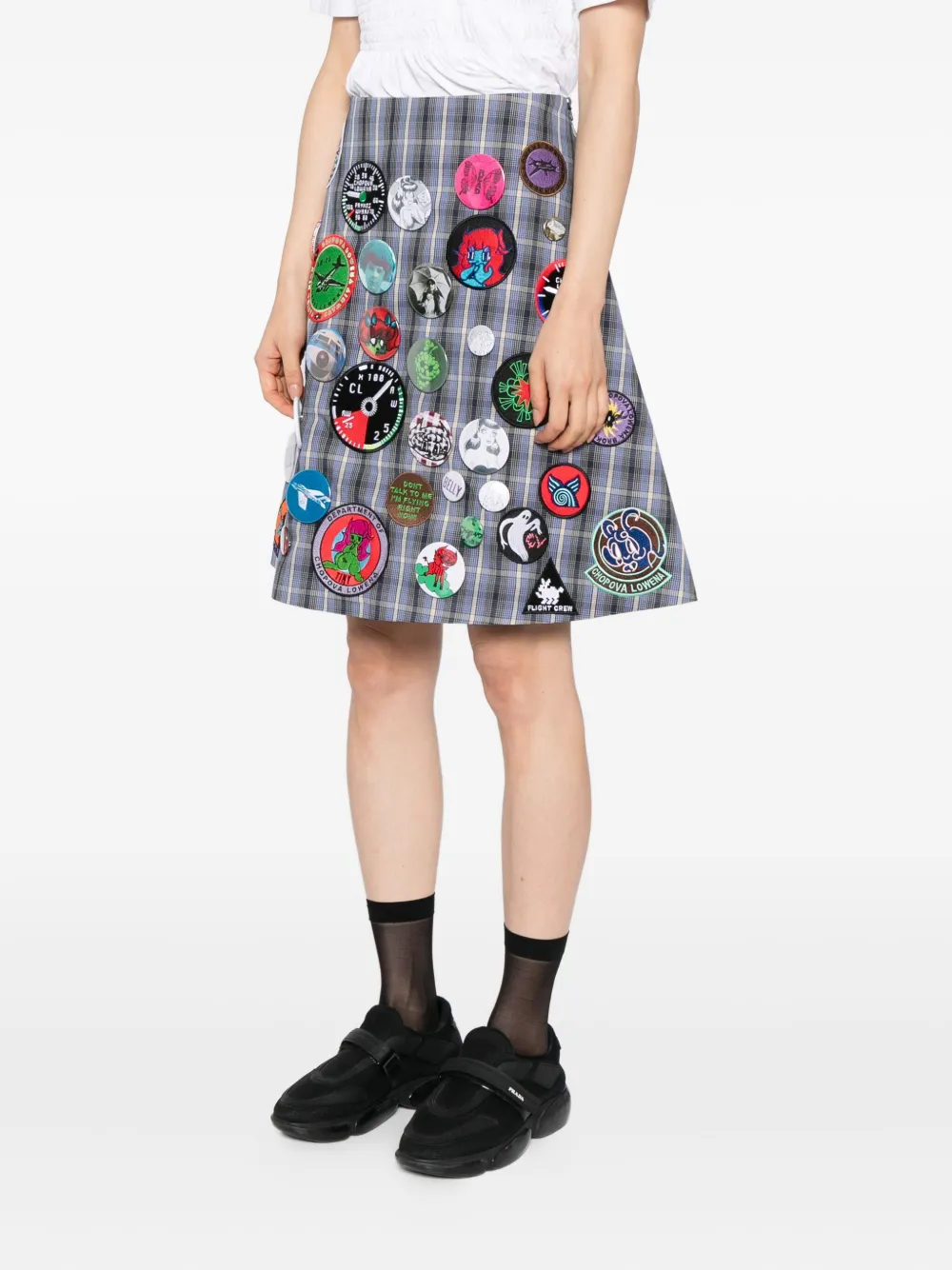 Chopova Lowena Wicko Skirt In Pattern