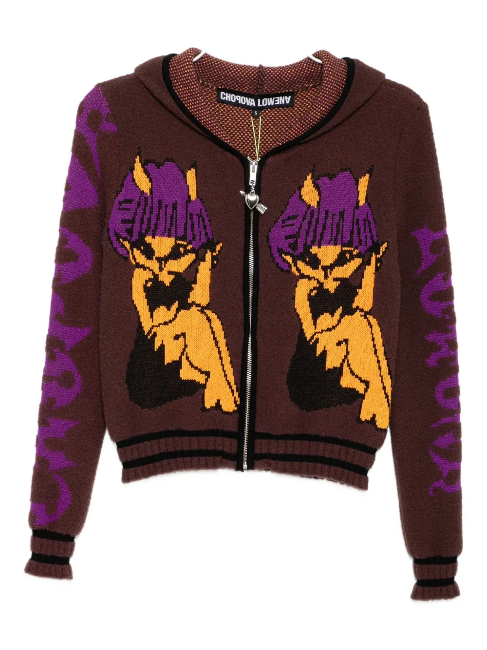 Chopova Lowena Tammie Jo Cardigan In Multi