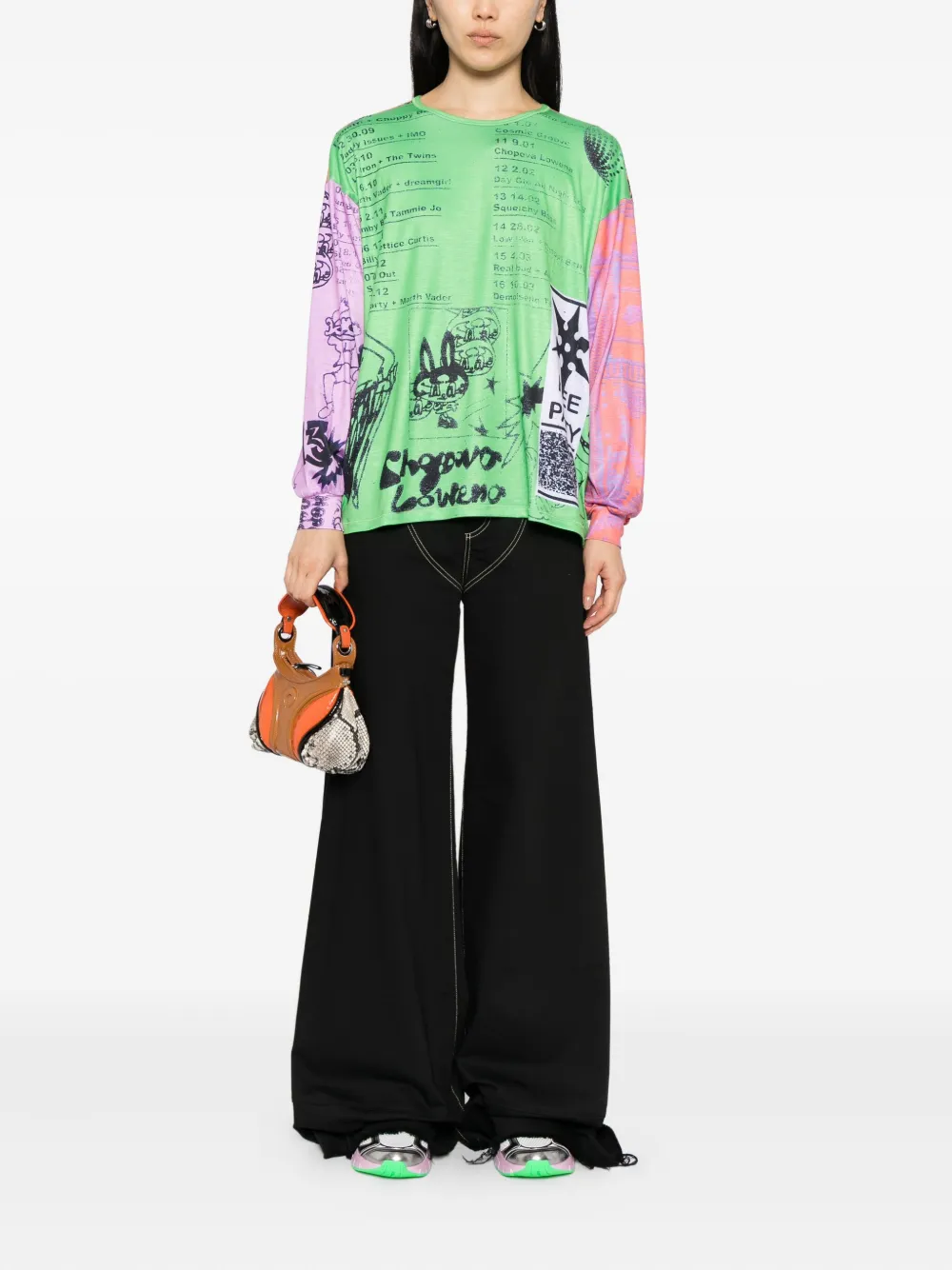 Chopova Lowena poster-printed top | T-Shirts & Jersey Shirts | Image 2