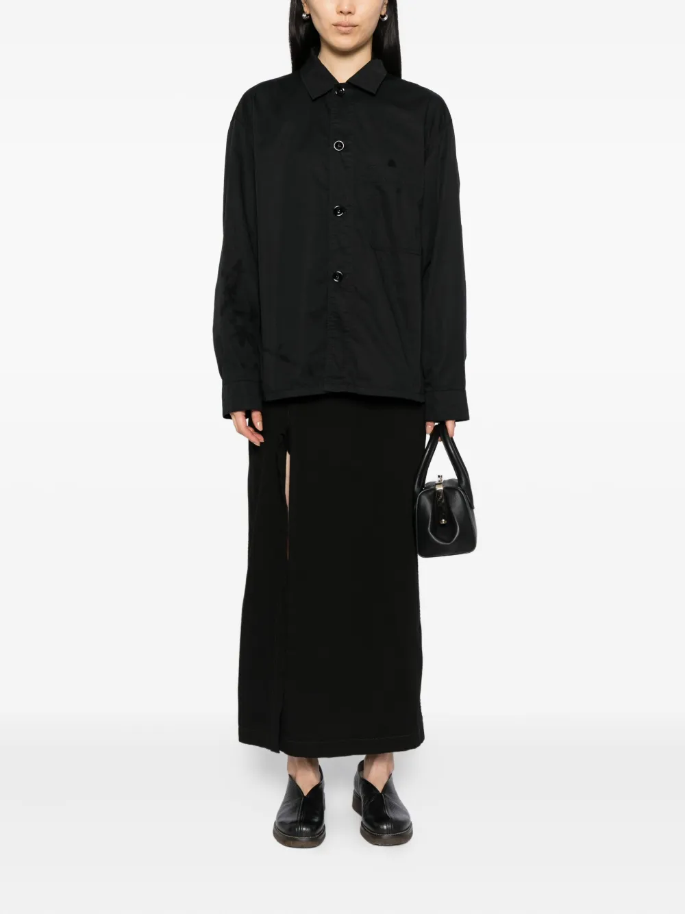 LEMAIRE Blouse met lange mouwen Zwart