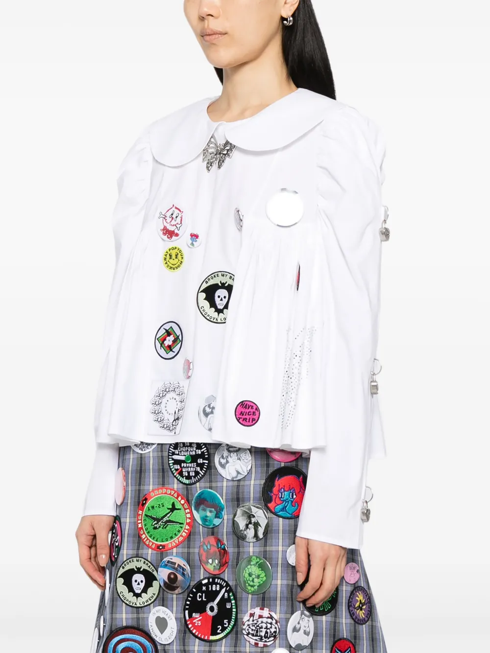 Chopova Lowena Alibi Blouse In Multi