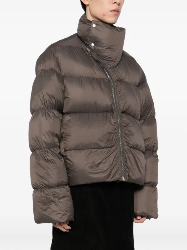 Rick Owens Turtle Padded Jacket | Brown | FARFETCH PL