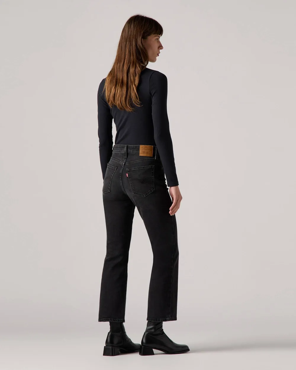 Levi's 725 Kick Boot Jeans In Black