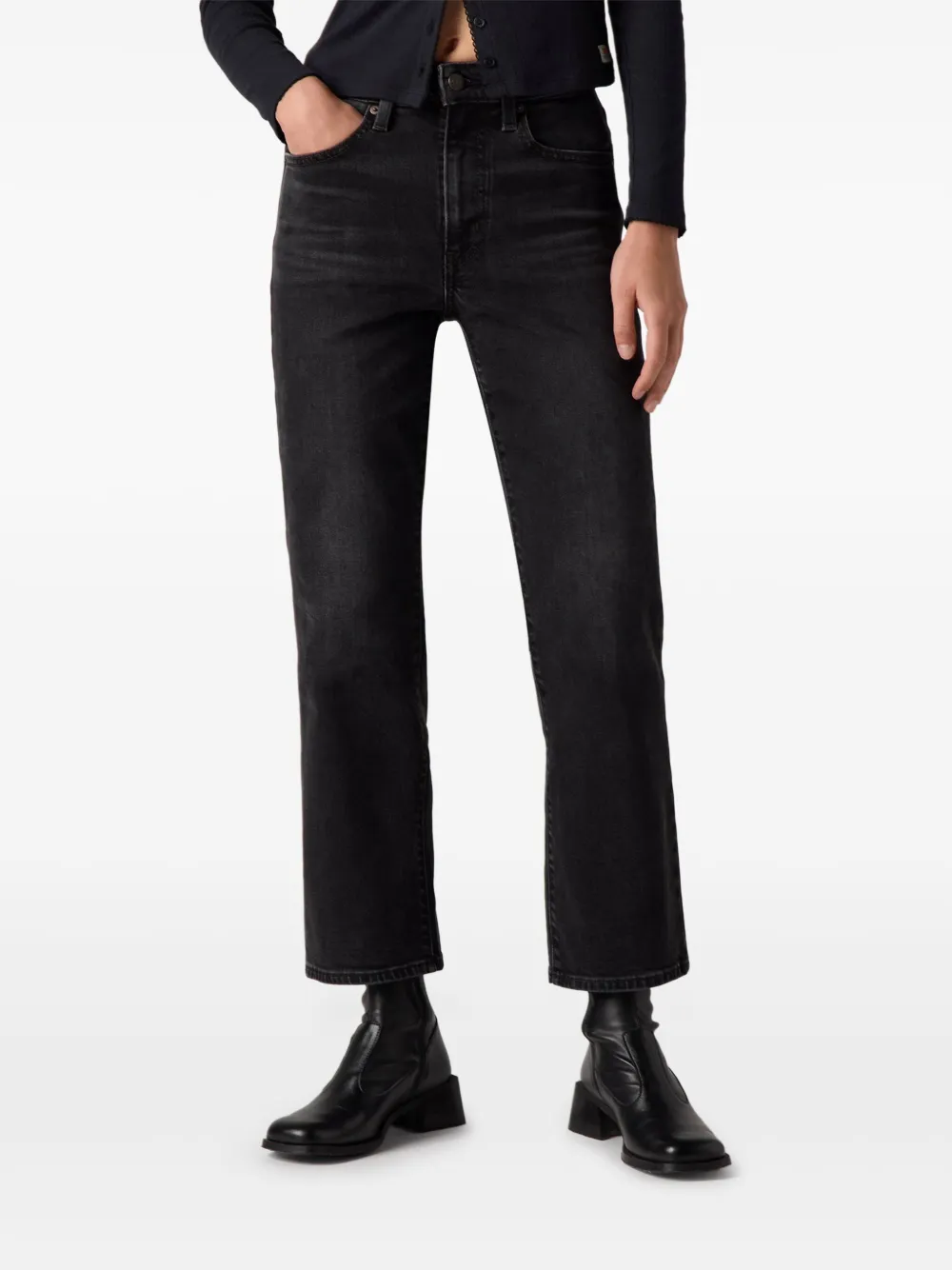 Levi's 725 Kick Boot jeans | Black | Image 1