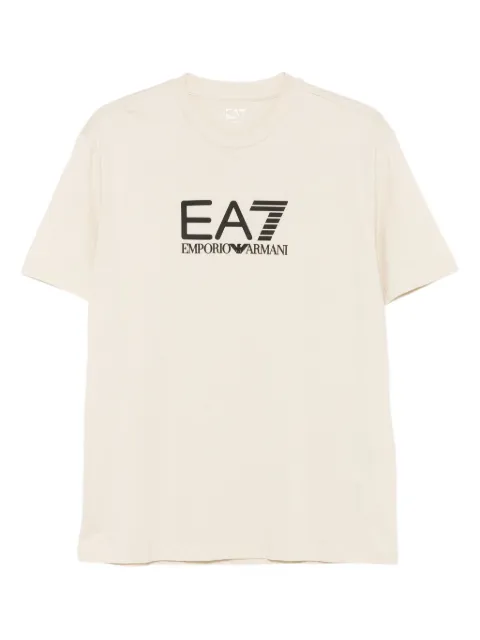 Ea7 Emporio Armani logo-embossed T-shirt