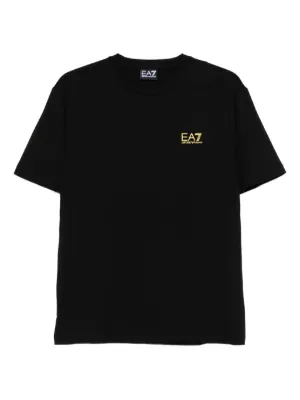Ea7 Emporio Armani ロゴ Tシャツ | ブラック | FARFETCH JP