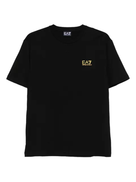 Ea7 Emporio Armani logo-print cotton T-shirt