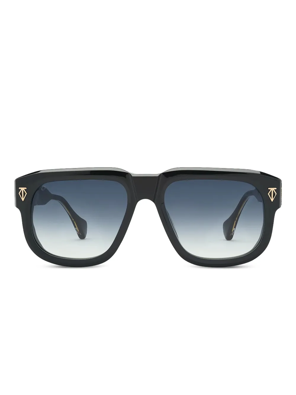 T Henri Eyewear Valor スクエアフレーム サングラス - ブラック T Henri Eyewear Valor スクエアフレーム サングラス - ブラック