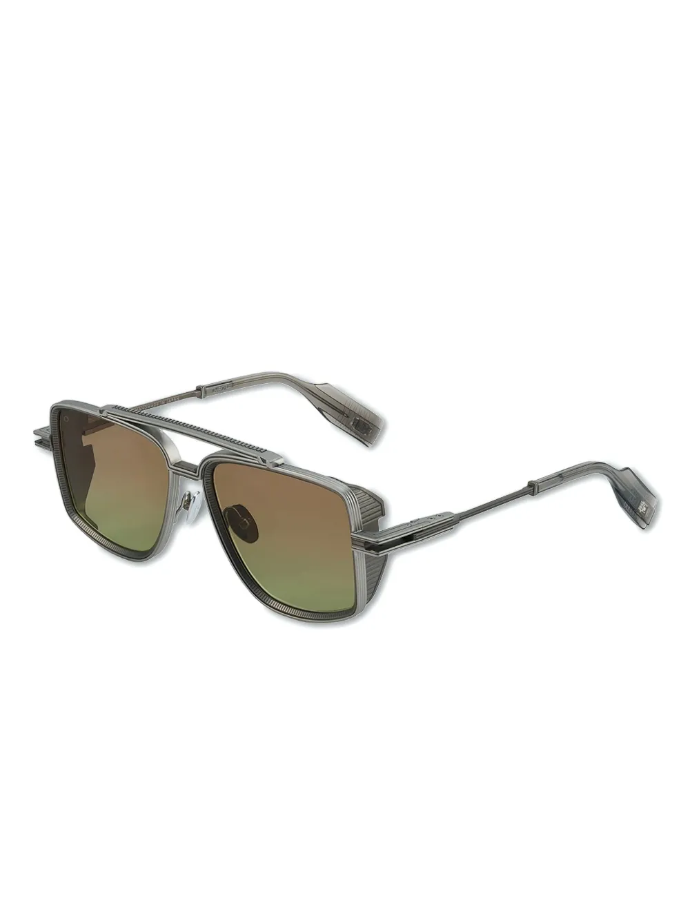 T Henri Eyewear Mulsanne zonnebril met geometrisch montuur - Groen