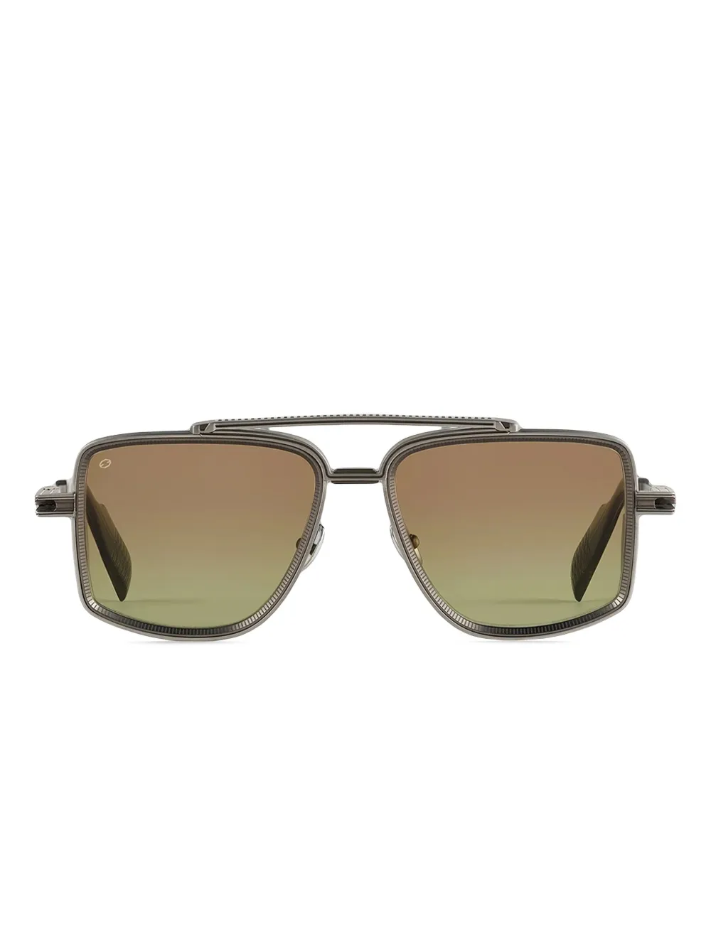 T Henri Eyewear Mulsanne ジオメトリックフレーム サングラス - グリーン T Henri Eyewear Mulsanne ジオメトリックフレーム サングラス - グリーン