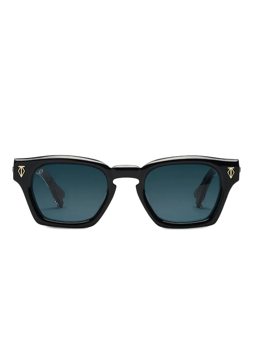 T Henri Eyewear Gyra スクエアフレーム サングラス - ブラック T Henri Eyewear Gyra スクエアフレーム サングラス - ブラック