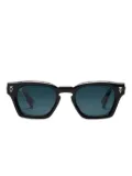 T Henri Eyewear Gyra temple-detail rectangle sunglasses - Black
