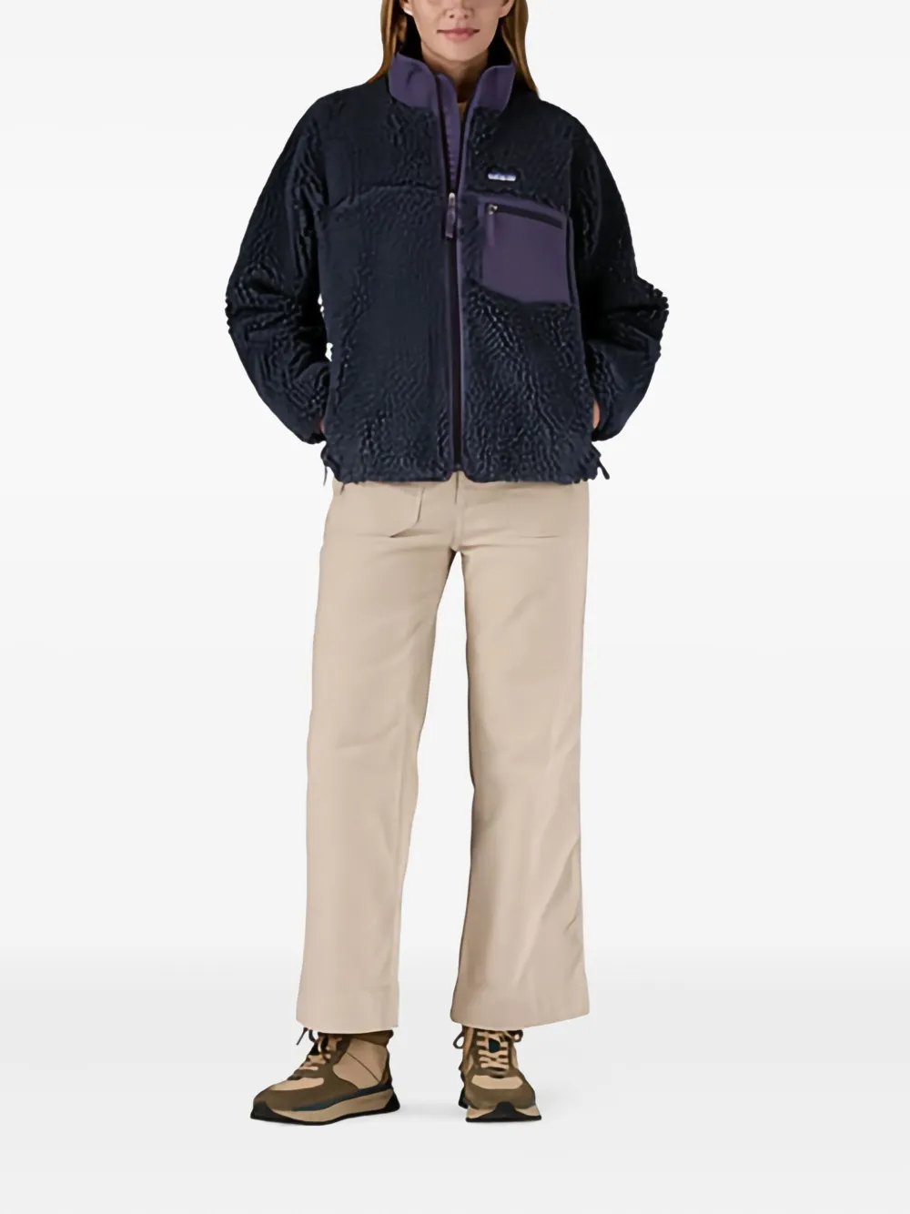 Patagonia Retro-X fleece zip-up jacket Blauw