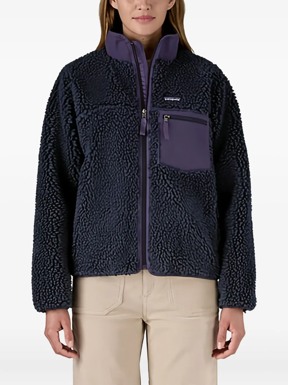 Patagonia Retro-X fleece zip-up jacket Blauw