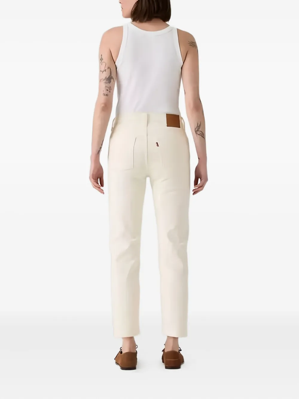 Levi's stretch-cotton jeans Beige