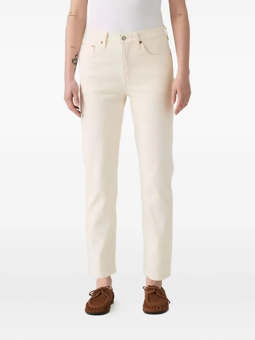 Levi's stretch-cotton jeans - Beige